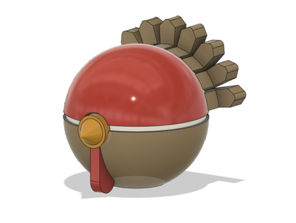 pokemon thanksgiving turkey pokeball grizzled gnome 3d print model - Mito3D