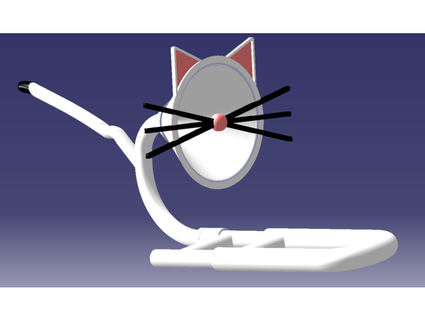 gatito maullido instrumento melmaking 3d print model - Mito3D