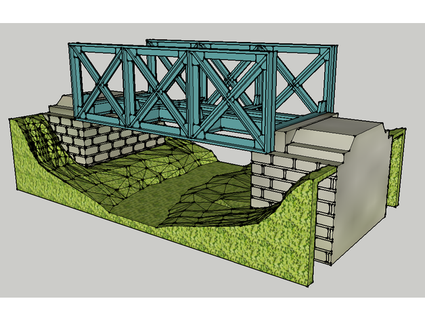 Puente ferrocarril ho candidogarcia 3d print model - Mito3D