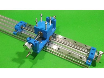 diy axis cnc linear rail motion homemade lathe 3d printer machine doitverything 3d print model - Mito3D