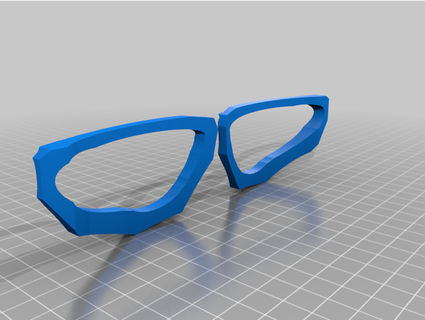 eyepart thin foil dennispelle 3d print model - Mito3D