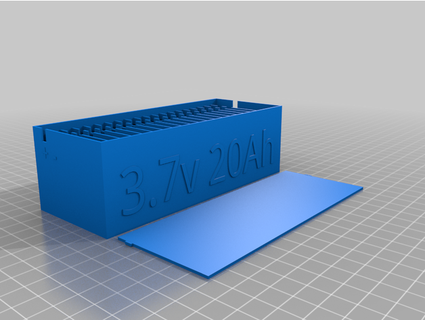 Amora f m1 bateria banco caso bainha 20ah devanyahya 3d print model - Mito3D