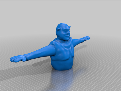 pose Shrek noosherz 3d print model - Mito3D