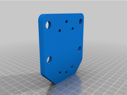 4080 caster plate wnelson14 3d print model - Mito3D