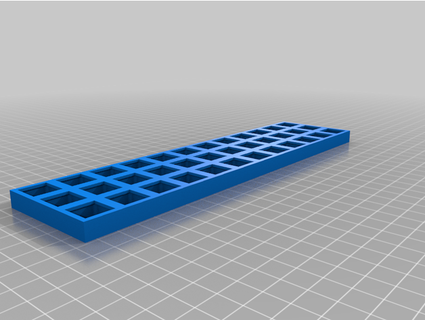 3x12 mecânico teclado interruptor bandeja mankokimochi 3d print model - Mito3D