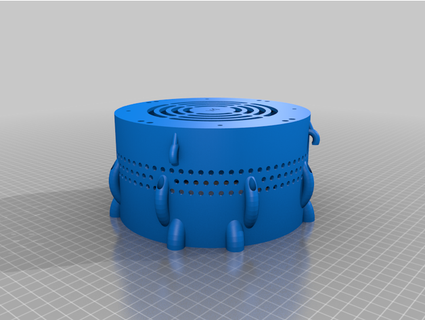 jj respirador mergulho cabeça protetor armazenamento diving3dmodels 3d print model - Mito3D