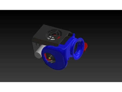 cr10s pro part cooling fan nozzle cliffordcustom 3d print model - Mito3D