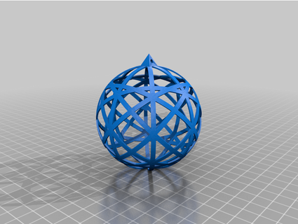 Weihnachten Ball Soria 3d print model - Mito3D