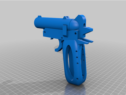 soltero Disparo pistola 22lr blanco cartucho blackmagic12 3d print model - Mito3D