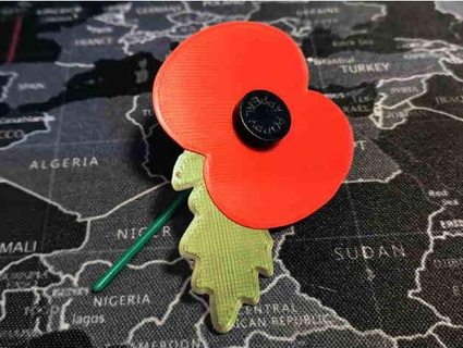 poppy appeal paper replacement brodskiedward 3d print model - Mito3D