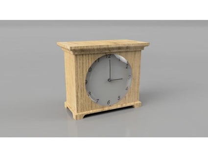 manteau l'horloge modèle silasclough 3d print model - Mito3D
