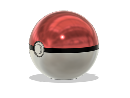 Pokémon klassisch Pokeball öffnet Lager grizzled Gnom 3d print model - Mito3D