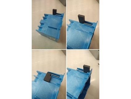 gangue caixa substituição aba 3d print model - Mito3D