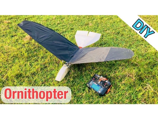 Ornithopter rc Vogel Buildcreation 3D print model - Mito3D