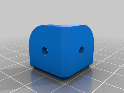 simple corner bracket rhaendel 3d print model - Mito3D