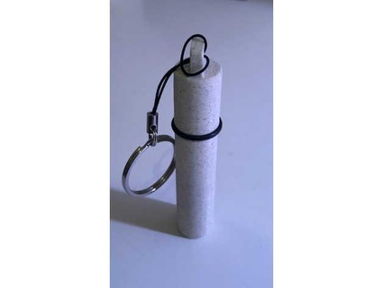 small cylindrical keychain cmannucci 3d print model - Mito3D