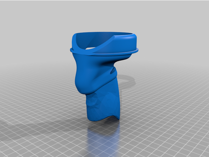 two-handed sword adapter quest 2 igorpyc 3d print model - Mito3D