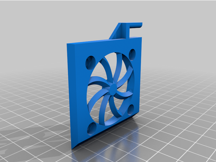 40mm fan cover satsana duct ssube 3d print model - Mito3D