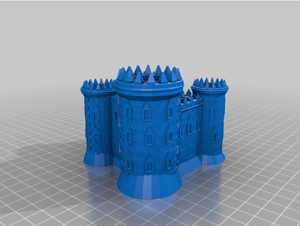 middle eastern castle - age empires 2 jirmirza 3d print model - Mito3D