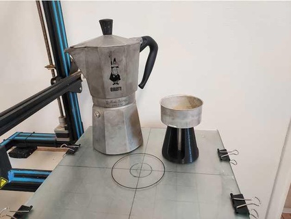 bialetti moka esprimere 9 tazze imbuto In piedi jayuk caffè remixare r0nflex 3d print model - Mito3D