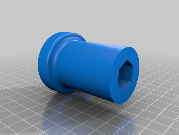 Bouchon zentral Dampf guiss 3D print model - Mito3D