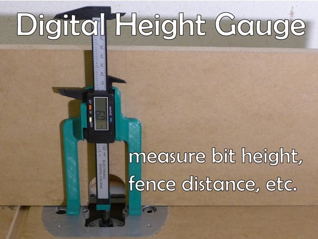 digital height gauge akimakes 3D print model - Mito3D