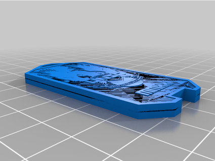 aréola infinito unsc dogtag jwave001 3d print model - Mito3D