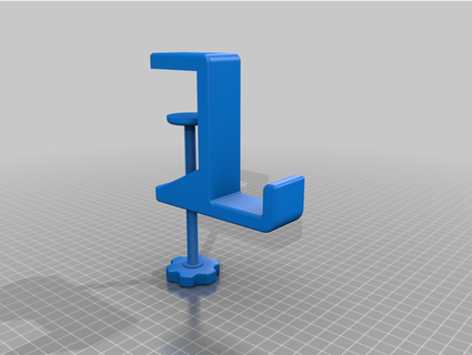 kulaklık Kulp destek table clamp dt 990 profesyonel 880 dt770 salyangoz 3d print model - Mito3D