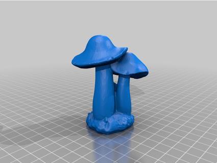 mushrooms 3 coffeetimedesigns 3d print model - Mito3D