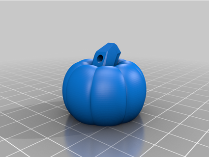 pumpkin keychain coffeetimedesigns 3d print model - Mito3D