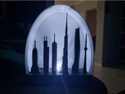skyscraper light richmitch 3d print model - Mito3D