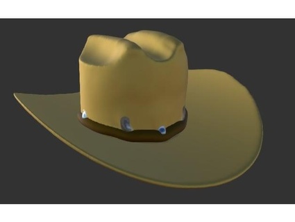 cowboy cappello Signore 3d print model - Mito3D