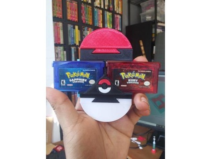 Pokemon gba cartuccia pokeball gioco titolare supporto Hotel theinfiniterift 3d print model - Mito3D