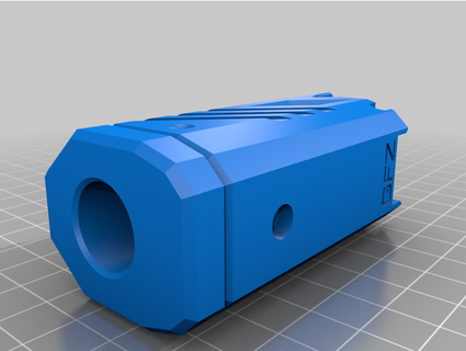 nerf spamf barrel shorten eric1218 3d print model - Mito3D