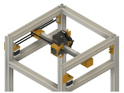 hypercube linéaire rail + Eva 3d 230 jcc37 3d print model - Mito3D