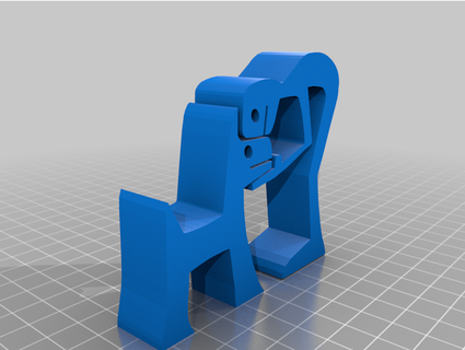 homem amp cachorro papercraftcroatia 3d print model - Mito3D