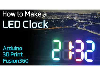 7 segmento LED reloj 3dfuns 3d print model - Mito3D