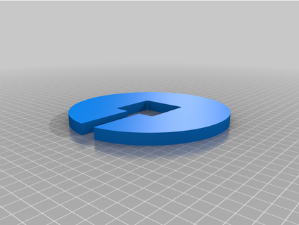 uber logo w mounts wseibert 3d print model - Mito3D