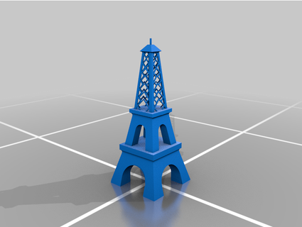 eiffel torre titan3dprints 3d print model - Mito3D