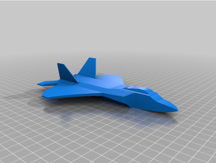 f22 raptor titan3dprints 3d print model - Mito3D