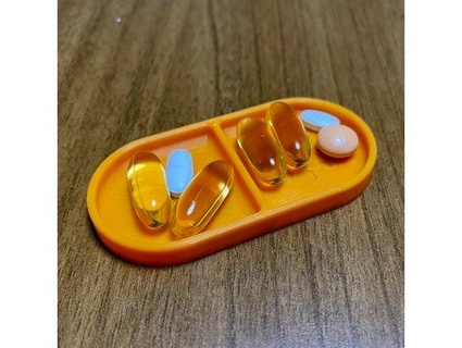pill holder taskino 3d print model - Mito3D