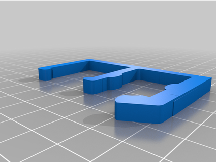 Led ışık bar klips amanforallsaisons 3d print model - Mito3D