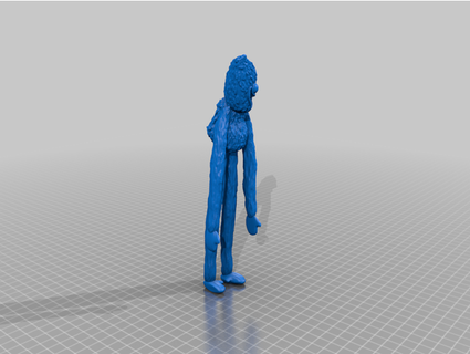 huggy wuggy chasing niches 3d print model - Mito3D