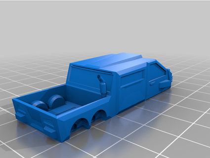 modern truck --not-tested-- limestudios 3d 3d print model - Mito3D