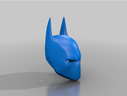 batman caida caballeros casco fordoprops 3d print model - Mito3D