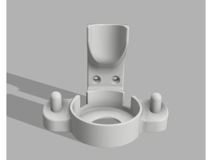 oral b io brush + head holder mod finte 3d print model - Mito3D