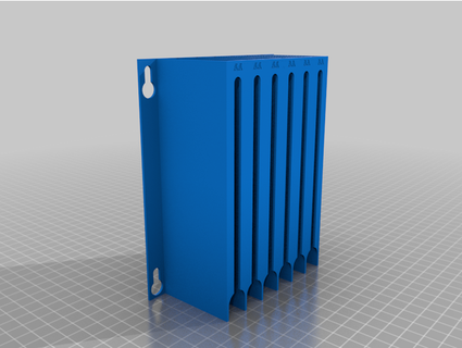 aa battery dispenser samwisegryffindor 3d print model - Mito3D