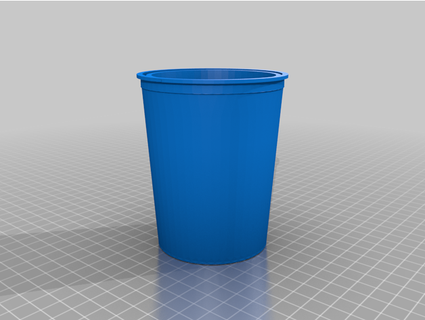 spill cup rifals 3d print model - Mito3D