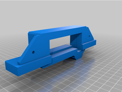 76mm hinge mortise jig router robmoeser 3d print model - Mito3D