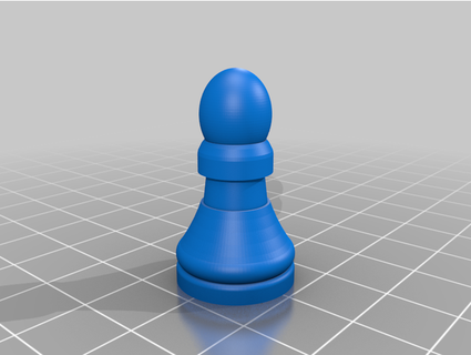 chess pawn cmfitch1 3d print model - Mito3D